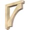 Ekena Millwork Westlake Arts and Crafts Rough Sawn Bracket w/ Offset Brace, Douglas Fir, 6"W x 34"D x 38"H BKT0604X34X38WTL03RDF - alternate 1